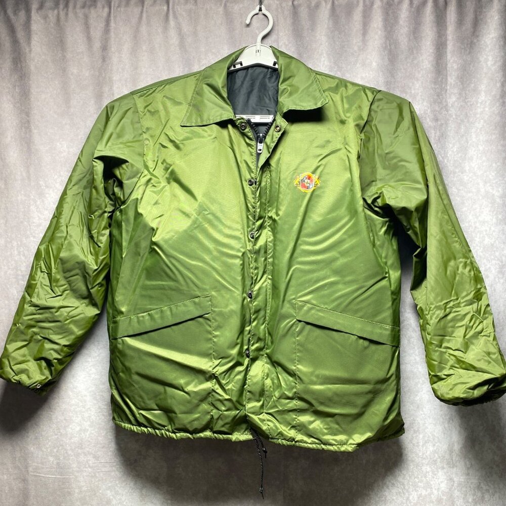 Stearns Buoyant Nylon Flotation Jacket L 44-46 Green Duck Hunting Fishing
